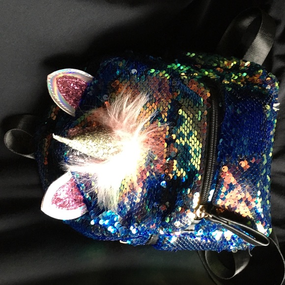 Unicorn sequin mini backpack - Picture 7 of 8